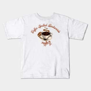 Eeffoc,Coffee Spelled Backwards Kids T-Shirt